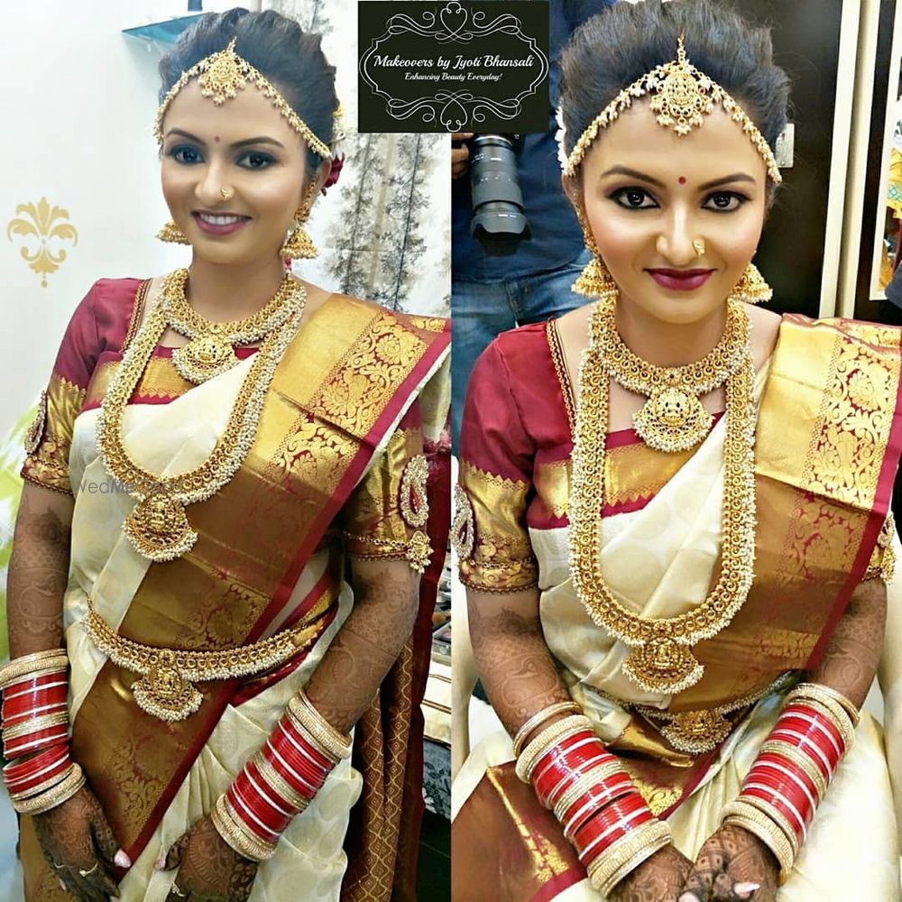 Photo From South Indian Look - By Makeovers by Jyoti Bhansali