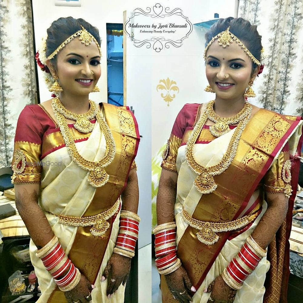 Photo From South Indian Look - By Makeovers by Jyoti Bhansali