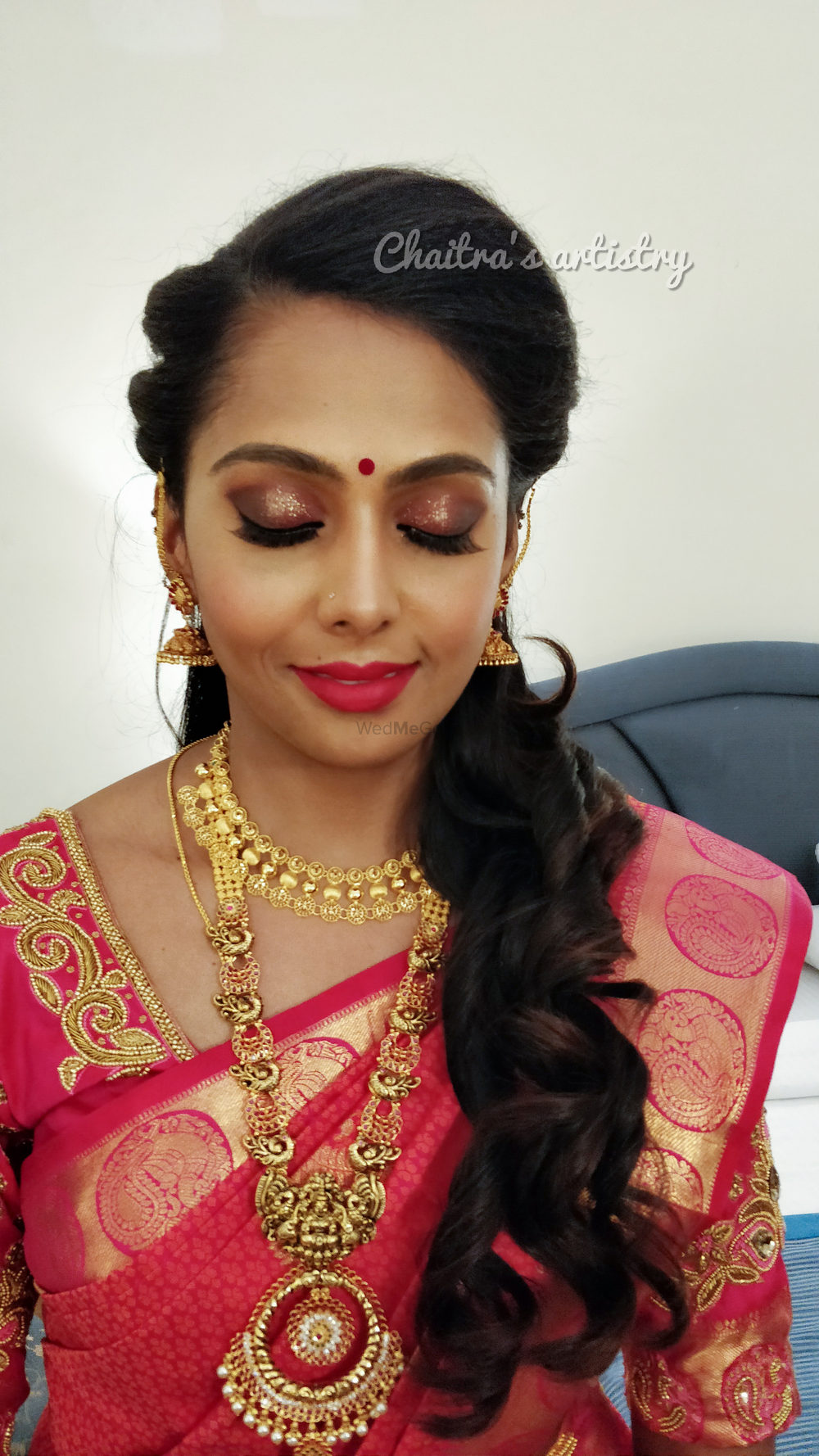 Photo From Bride Divya's reception - By Makeup by Chaitra