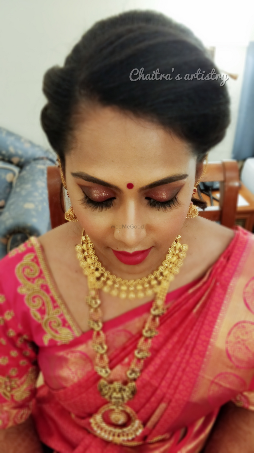 Photo From Bride Divya's reception - By Makeup by Chaitra