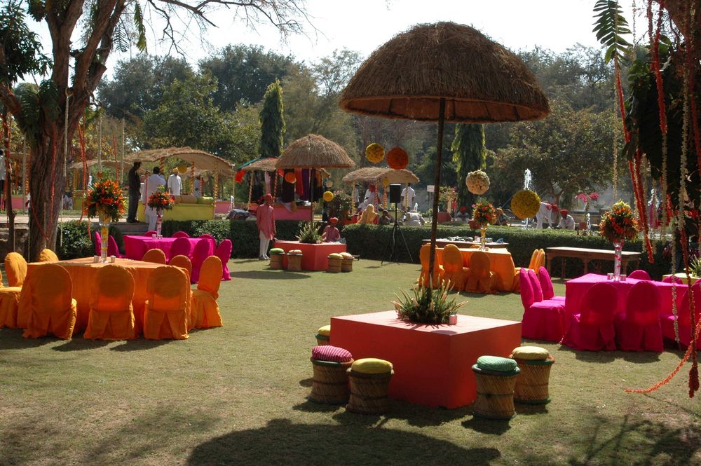 Photo From Beautiful Outdoor Mehendi setup at Jaipur - By Myra Events & Wedding Planners