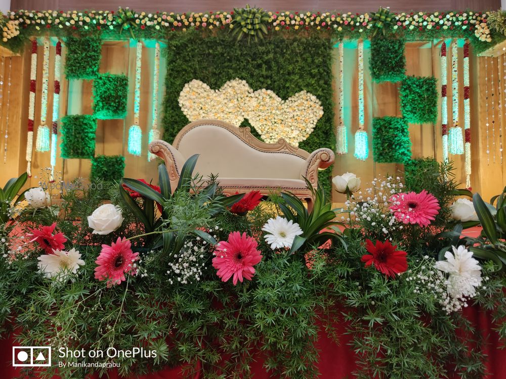 Photo From Floral Heart Theme @Sripathy Mahal - Erode - By Roshan Decorators