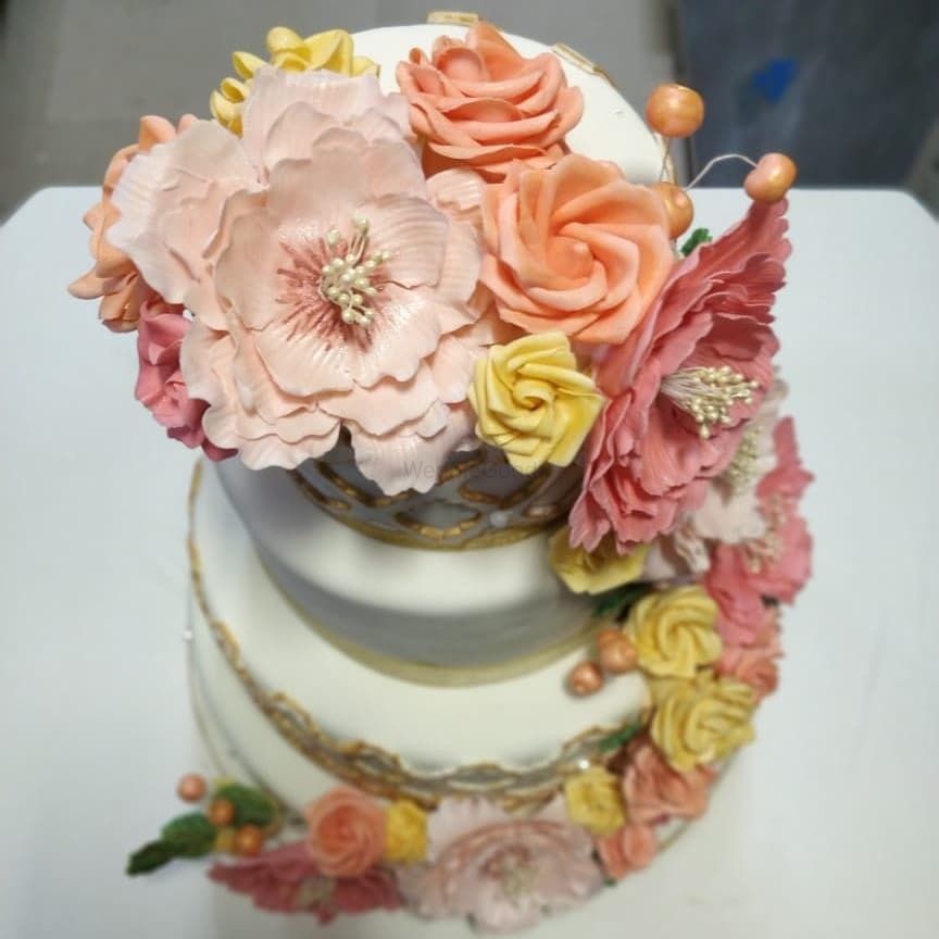 Photo From The Leela Wedding Cake - By Nicky's Cafe and Fine Pastries