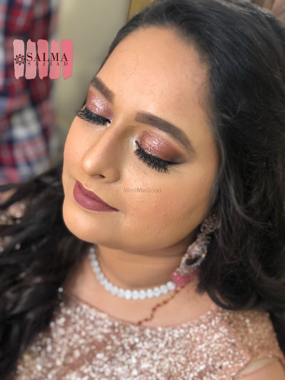 Photo From Bride Vyshnavi - Reception - By Makeup by Salma Sajjad