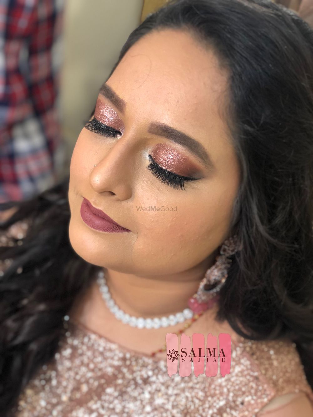 Photo From Bride Vyshnavi - Reception - By Makeup by Salma Sajjad