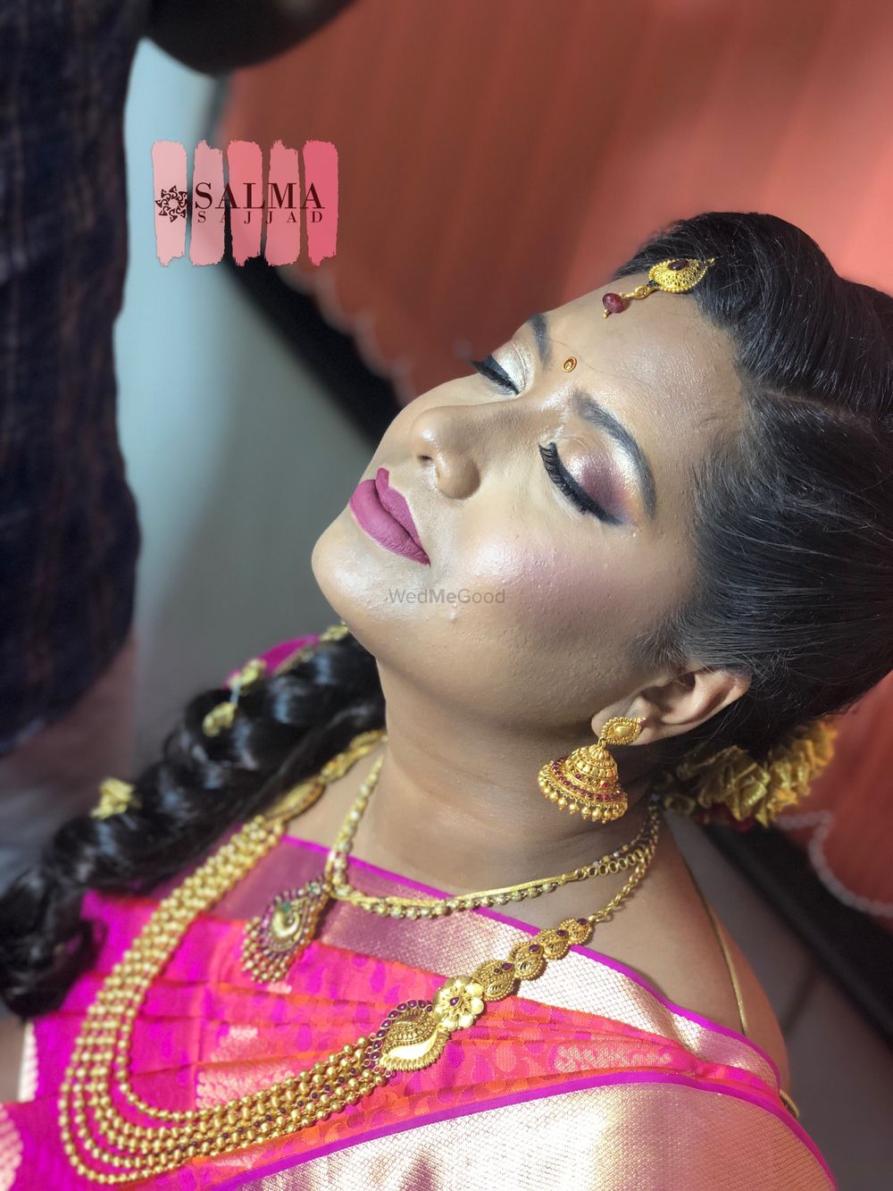 Photo From Bride Bharathi - Engagement - By Makeup by Salma Sajjad