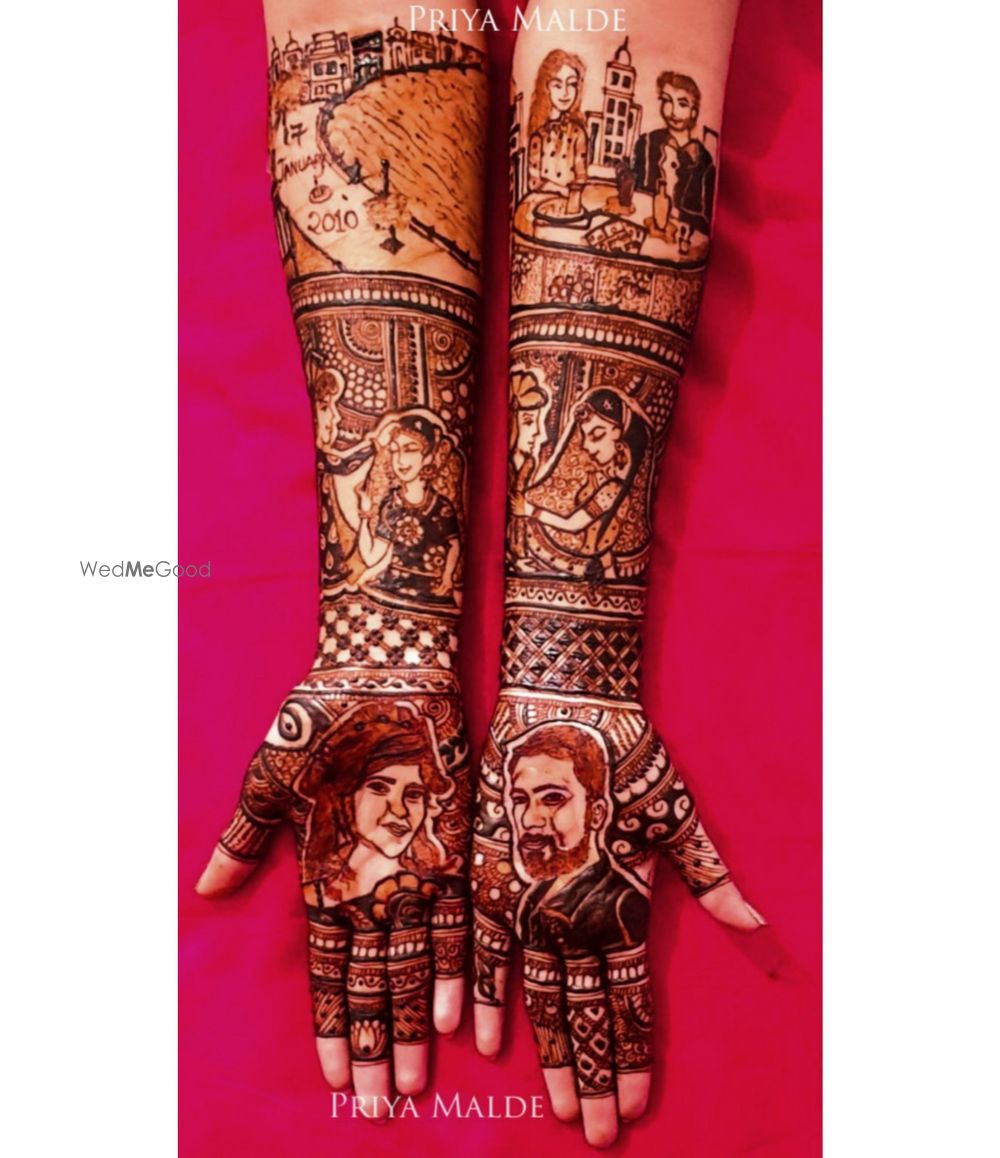 Photo From The Bride's Story. - By Priya Mehendi Artist