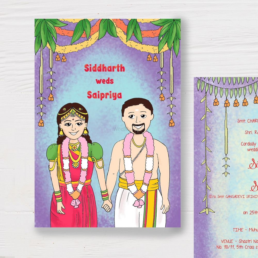 Photo From Siddharth and Saipriya  - By Namratha Doodles