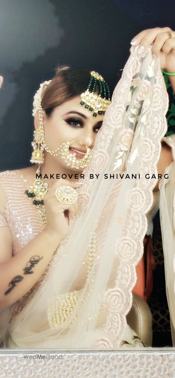 Photo From Royal reception look with nude Makeup - By Makeover by Shivani Garg