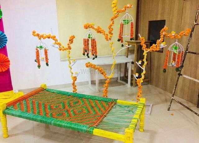 Photo From haldi / mehndi decor - By THE AUSPICIOUS DAY EVENTS
