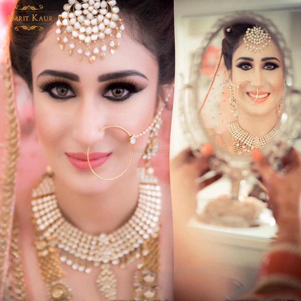 Photo From Bridal - By Amrit Kaur - Hair & Makeup 