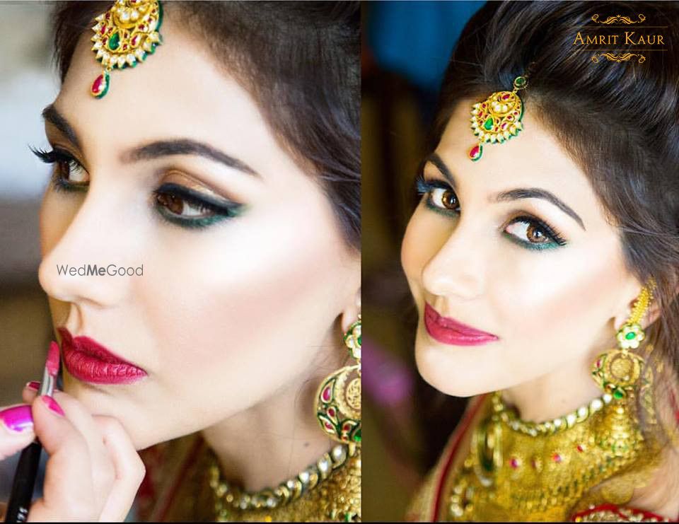 Photo From Bridal - By Amrit Kaur - Hair & Makeup 