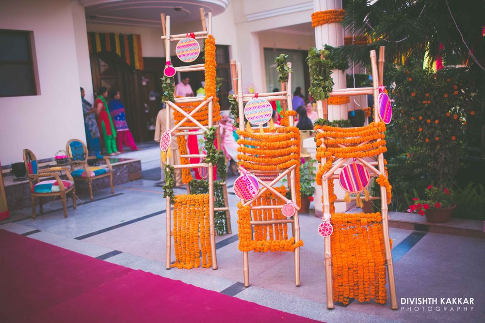 Photo of Genda Phool Ladder Decor