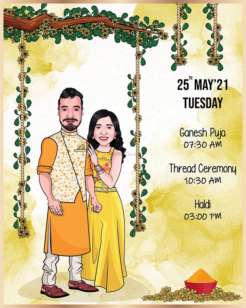 Photo From Satyam weds Saloni-Wedding Card - By Sidtoons