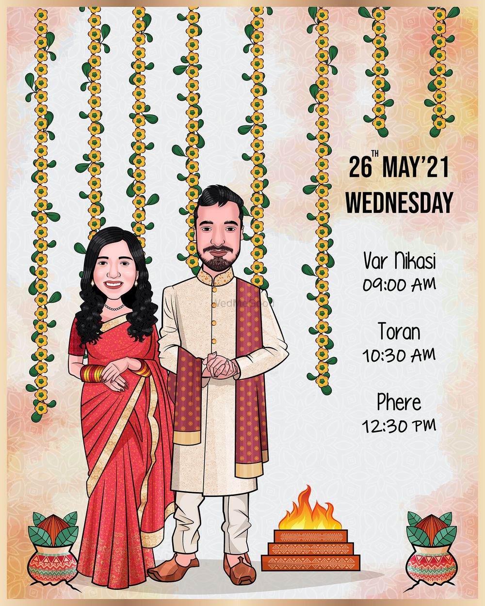 Photo From Satyam weds Saloni-Wedding Card - By Sidtoons