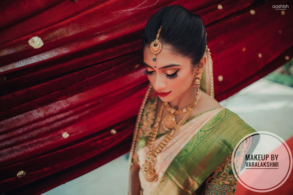 Photo From Prashanthy's wedding - By Makeup By Varalakshmi