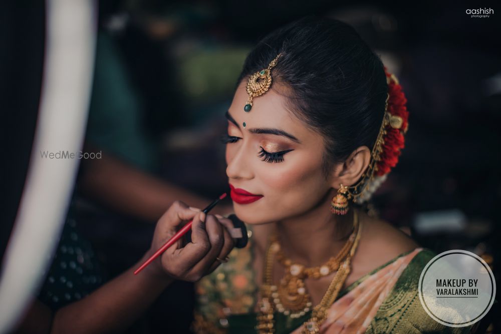 Photo From Prashanthy's wedding - By Makeup By Varalakshmi