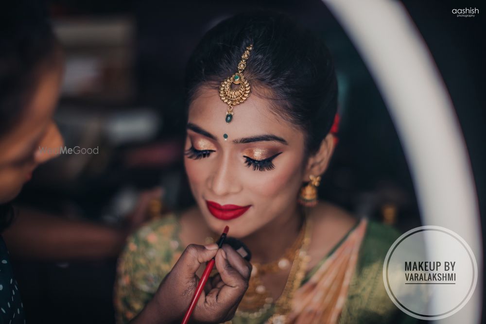 Photo From Prashanthy's wedding - By Makeup By Varalakshmi