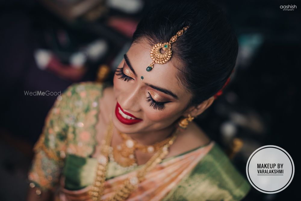 Photo From Prashanthy's wedding - By Makeup By Varalakshmi