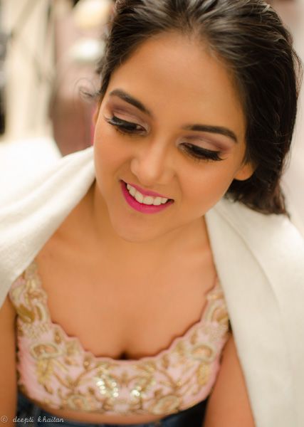 Photo From a soft makeup for reception - By Deepti Khaitan Makeup