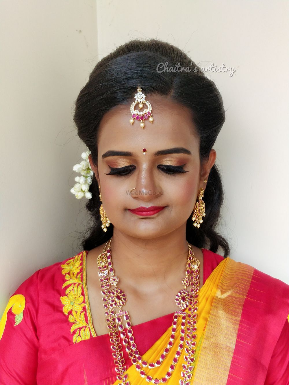 Photo From Rajeshwari's engagement - By Makeup by Chaitra