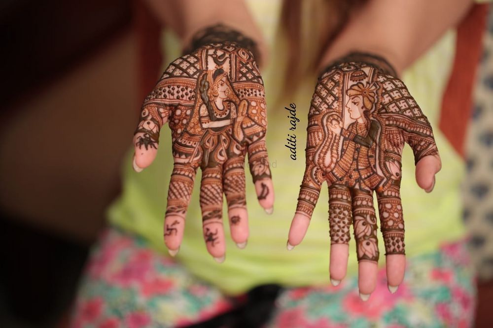 Photo From celebs Aarti Chabaria - By Aditis Mehendi Art
