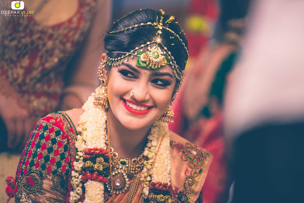 Photo of South Indian Bride Smiling Shot