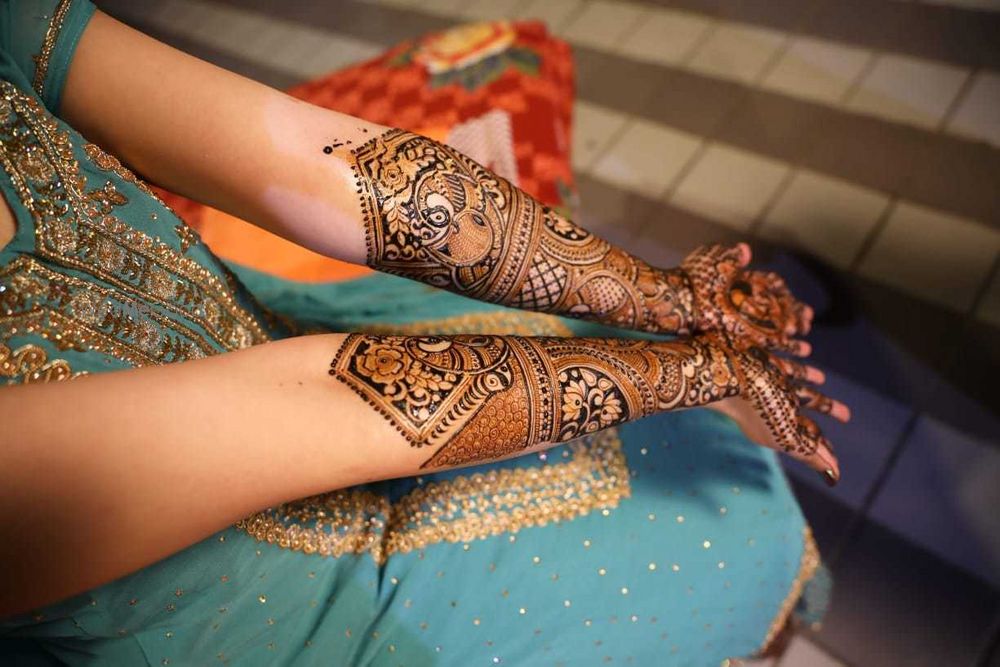 Photo From Jaspreet's Mehendi - By Aditis Mehendi Art