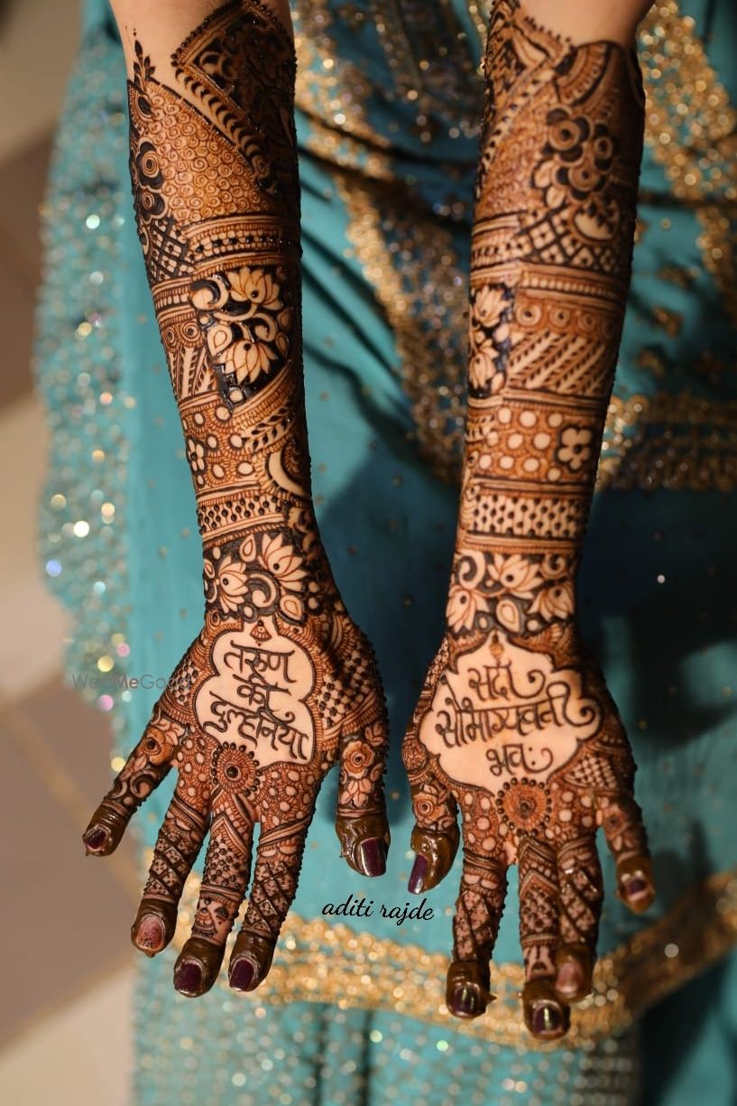 Photo From Jaspreet's Mehendi - By Aditis Mehendi Art