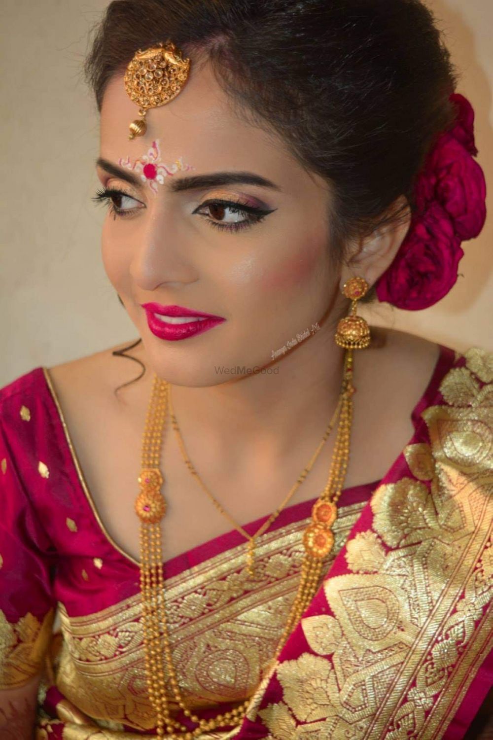 Photo From Traditional Bengali Bridal Makeup - By Ananya Indu Bridal Arts