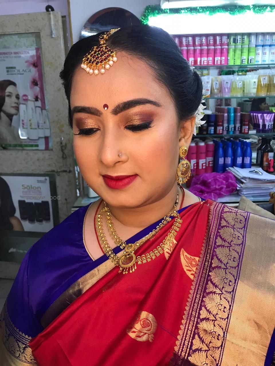 Photo From Leher weds  Anmol ❤️ (South Indian ceremony) - By Makeovers by Drashti Dani 