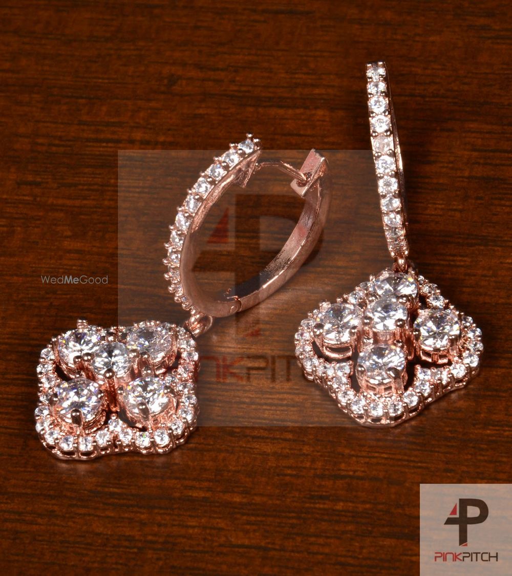 Photo From American Diamond and Semi precious Stone Embellished Earrings - By Pink Pitch