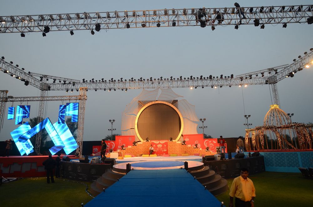 Photo From Jaipur Award Set Sangeet - By Theme Weavers Designs