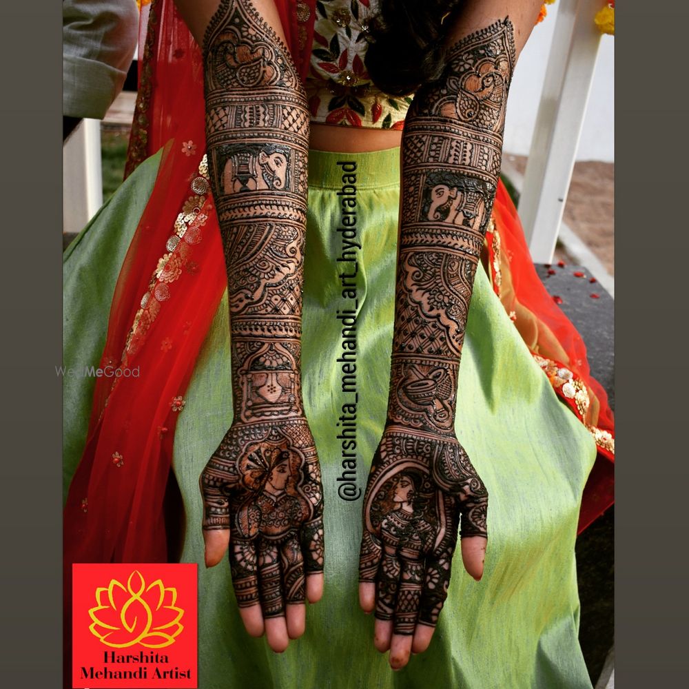 Photo From Nithya Bridal Mehandi - By Harshita Mehendi Artist 