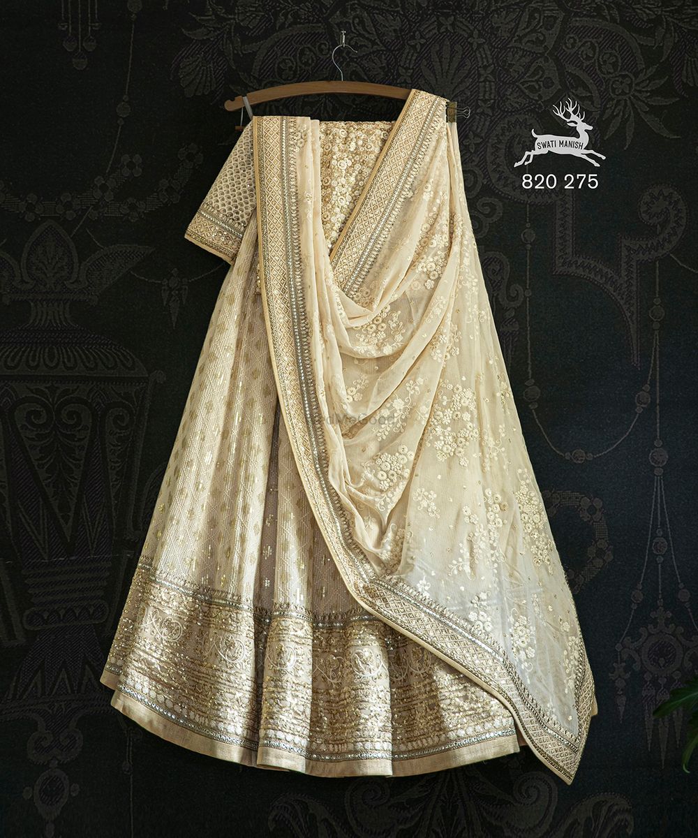 Photo From Off white gold Lehengas - By SwatiManish