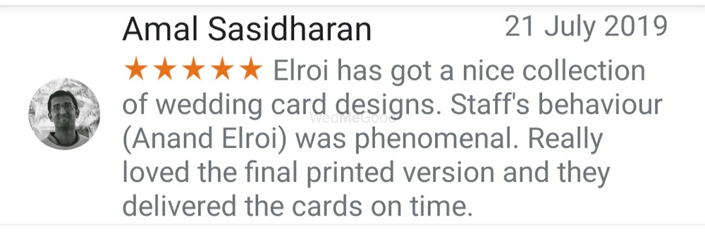 Photo From Happy Customers (•‿•)(•‿•) - By ELROI Wedding Cards 