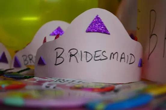 Photo of Bridesmaids crowns for bachelorette party