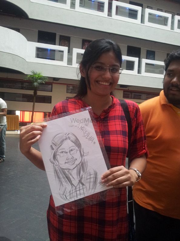 Photo From Live Wedding Caricatures/Portraits - By Prashant Arts