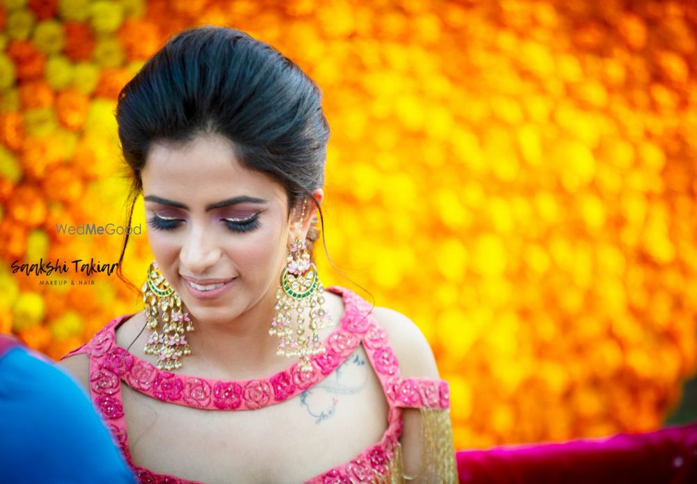 Photo From Bride Palak - Mehendi & Wedding - By Makeup by Saakshi Takiar