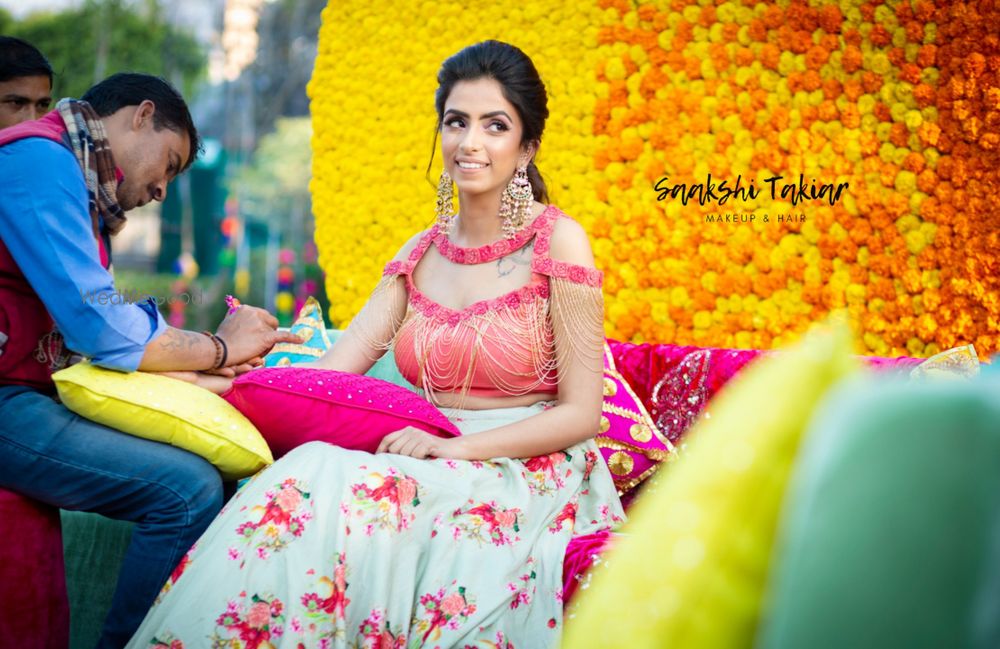 Photo From Bride Palak - Mehendi & Wedding - By Makeup by Saakshi Takiar