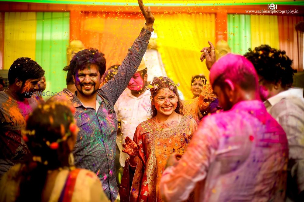 Photo From Akshay & Vaishnavi Haldi ceremony  - By Sachin Art Photography