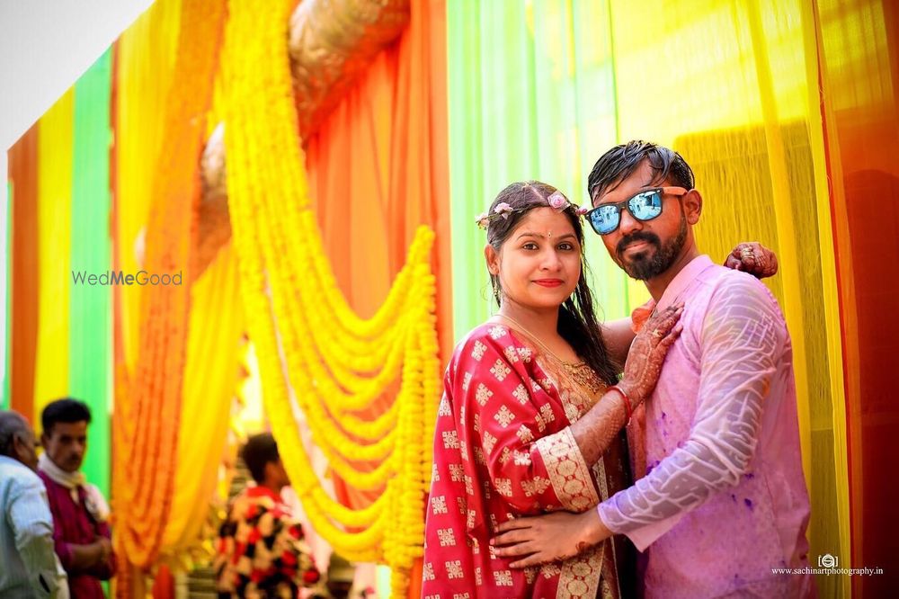 Photo From Akshay & Vaishnavi Haldi ceremony  - By Sachin Art Photography