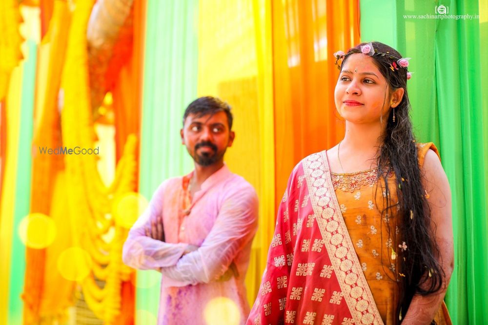 Photo From Akshay & Vaishnavi Haldi ceremony  - By Sachin Art Photography