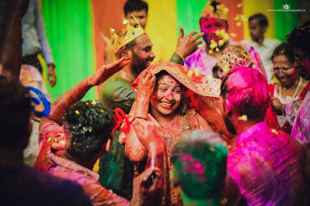 Photo From Akshay & Vaishnavi Haldi ceremony  - By Sachin Art Photography