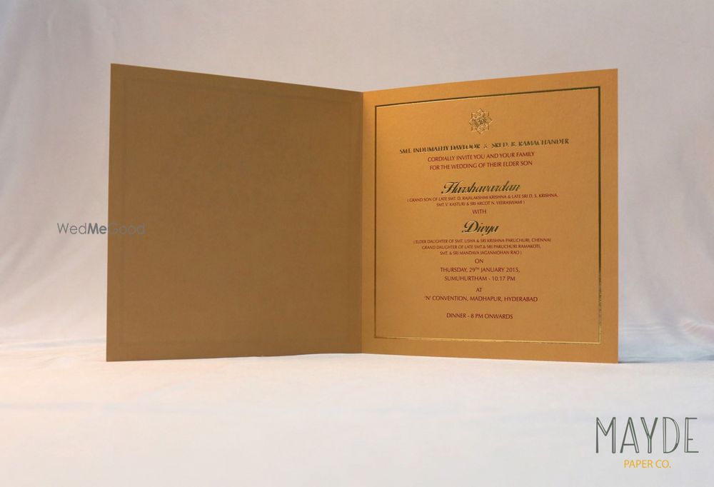 Photo From Premium Invitations  - By Mayde Paper Co. 