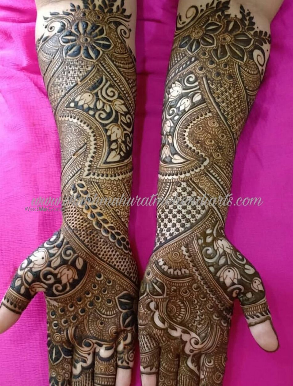 Photo From @ Bridal Mehndi Application. - By Shubh Muhurat Mehendi Arts