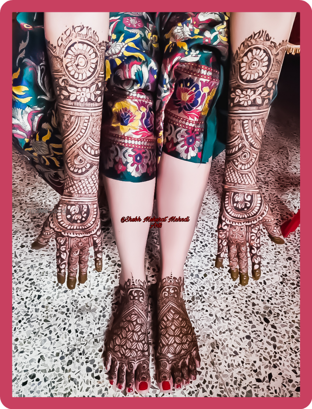 Photo From @ Bridal Mehndi Application. - By Shubh Muhurat Mehendi Arts