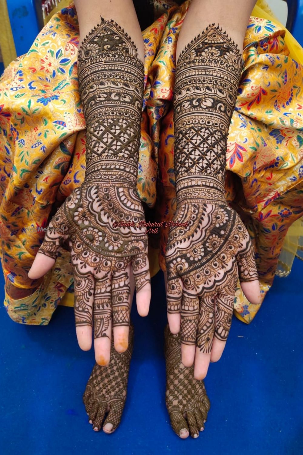 Photo From @ Bridal Mehndi Application. - By Shubh Muhurat Mehendi Arts