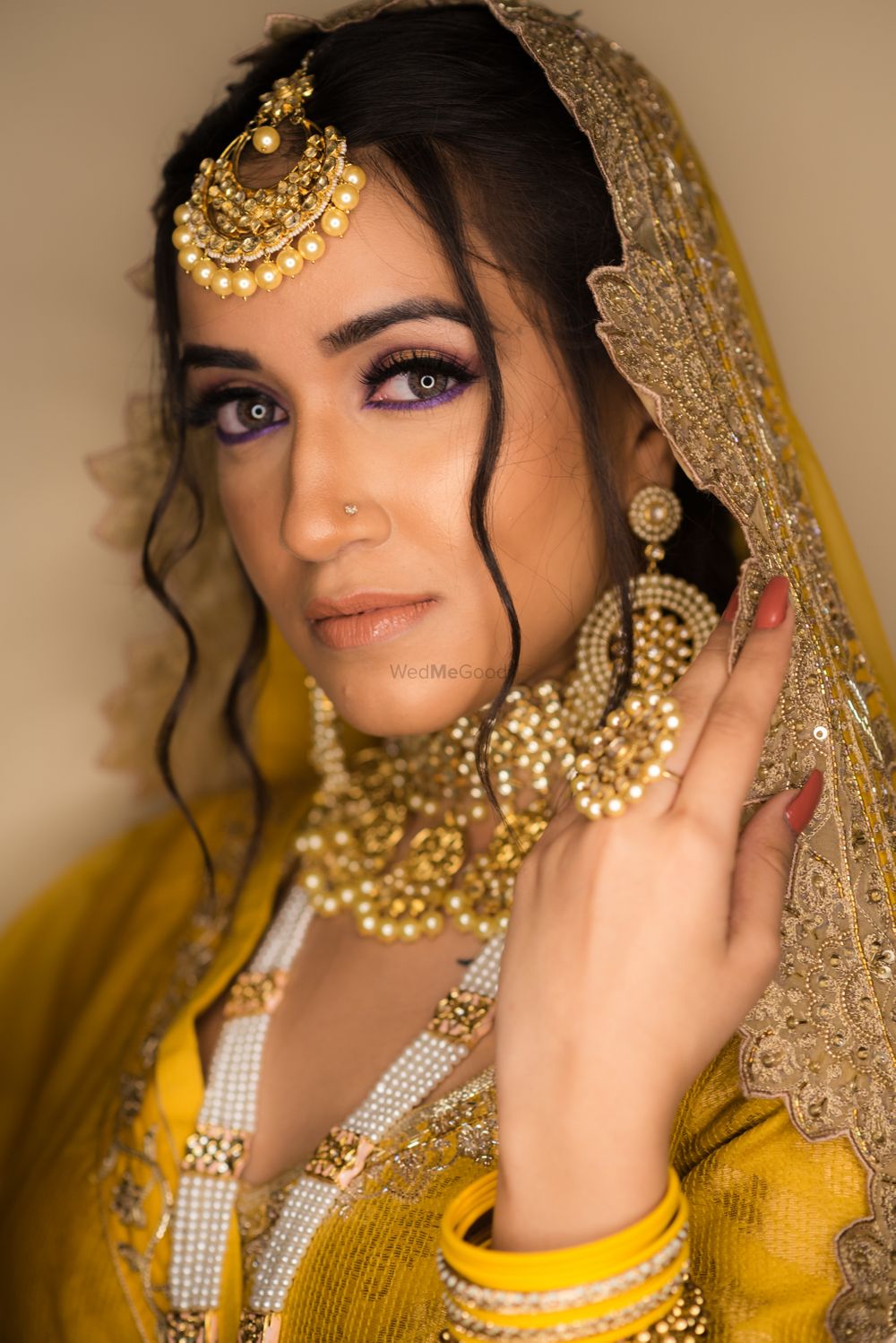 Photo From Bride in a beautiful Yellow & Gold - By Aakriti Kochar Bridal Makeup
