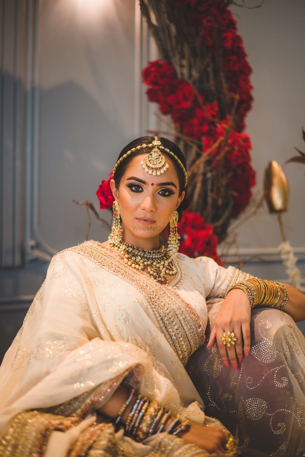 Photo From Charcoaled eyes bride in Ivory - By Aakriti Kochar Bridal Makeup